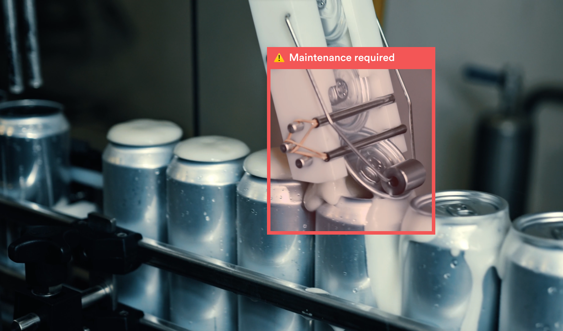 Computer Vision algorithms performing predictive maintenance of manufacturing machinery